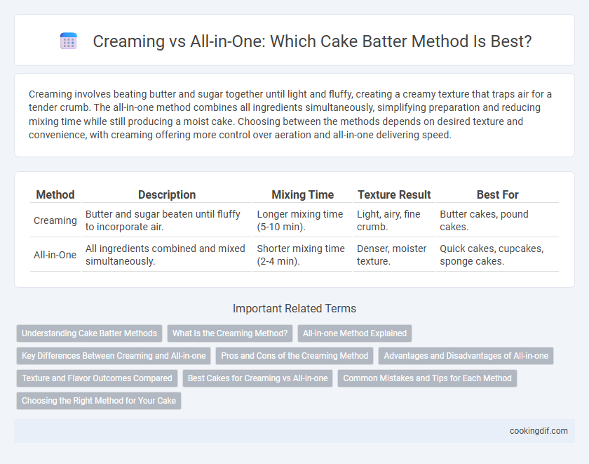 Creaming vs All-in-One: Which Cake Batter Method Is Best?