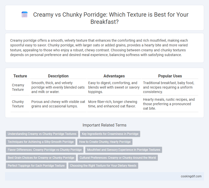 Creamy vs Chunky Porridge: Which Texture is Best for Your Breakfast?