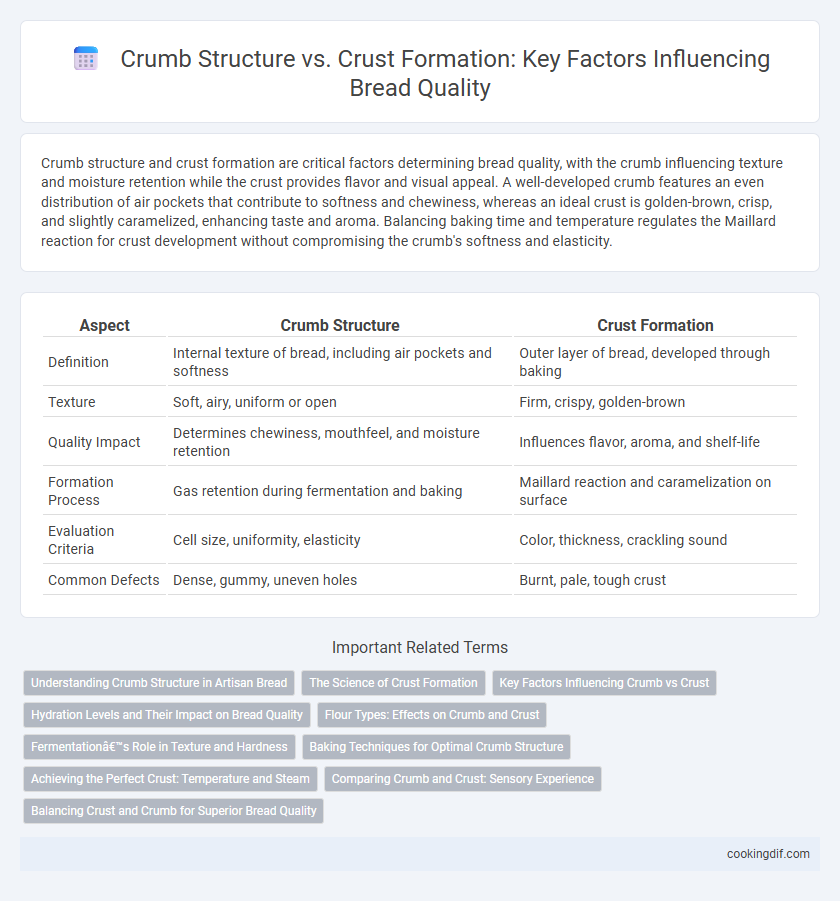 Crumb Structure vs. Crust Formation: Key Factors Influencing Bread Quality