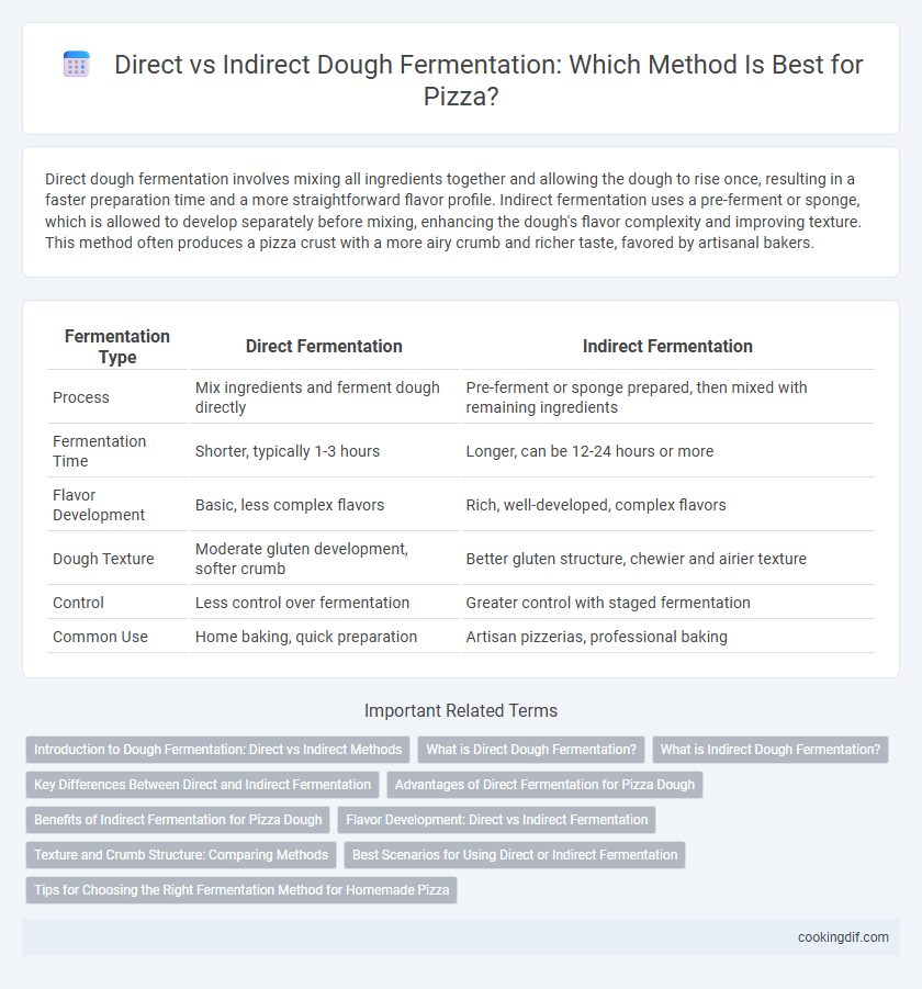 Direct vs Indirect Dough Fermentation: Which Method Is Best for Pizza?
