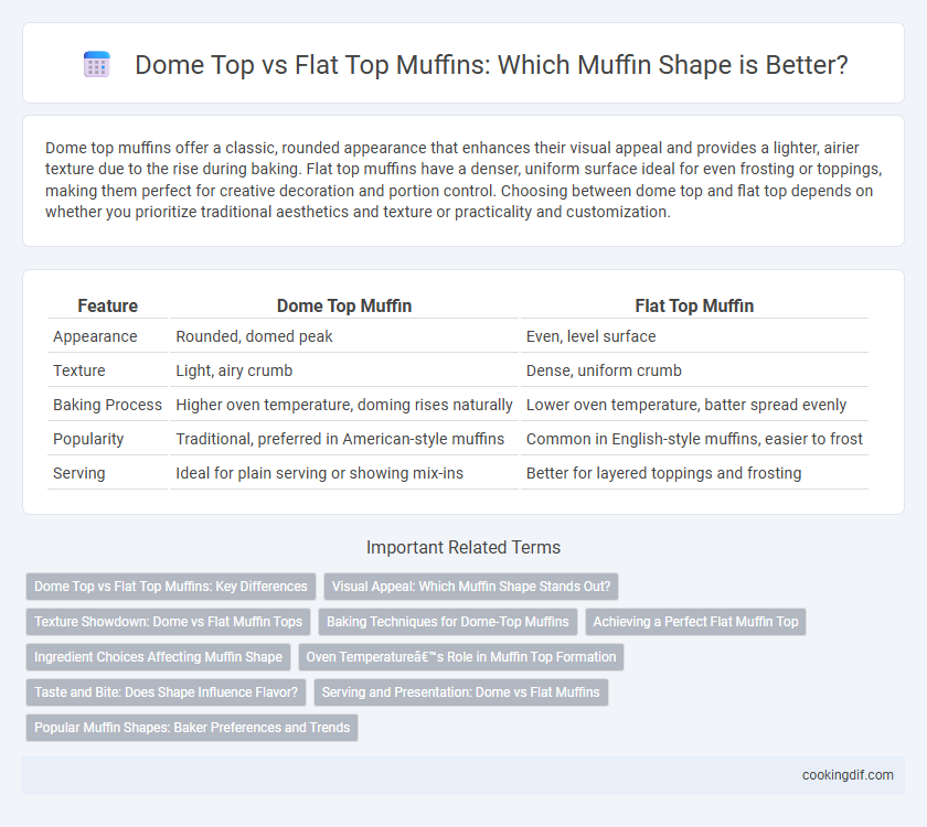 Dome Top vs Flat Top Muffins: Which Muffin Shape is Better?