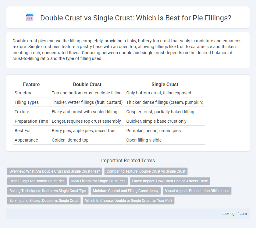 Double Crust vs Single Crust: Which is Best for Pie Fillings?