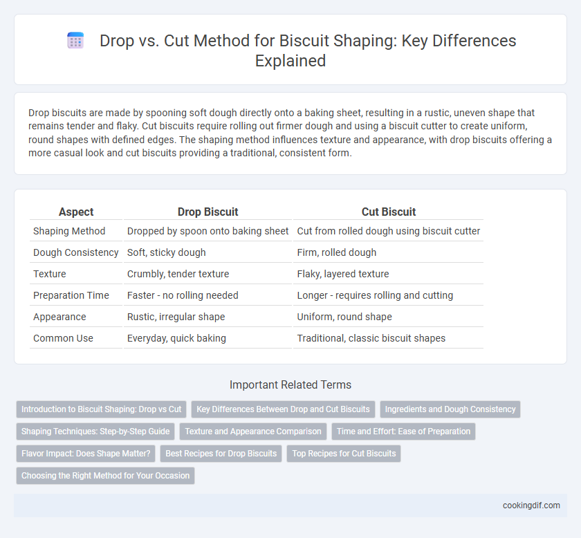 Drop vs. Cut Method for Biscuit Shaping: Key Differences Explained