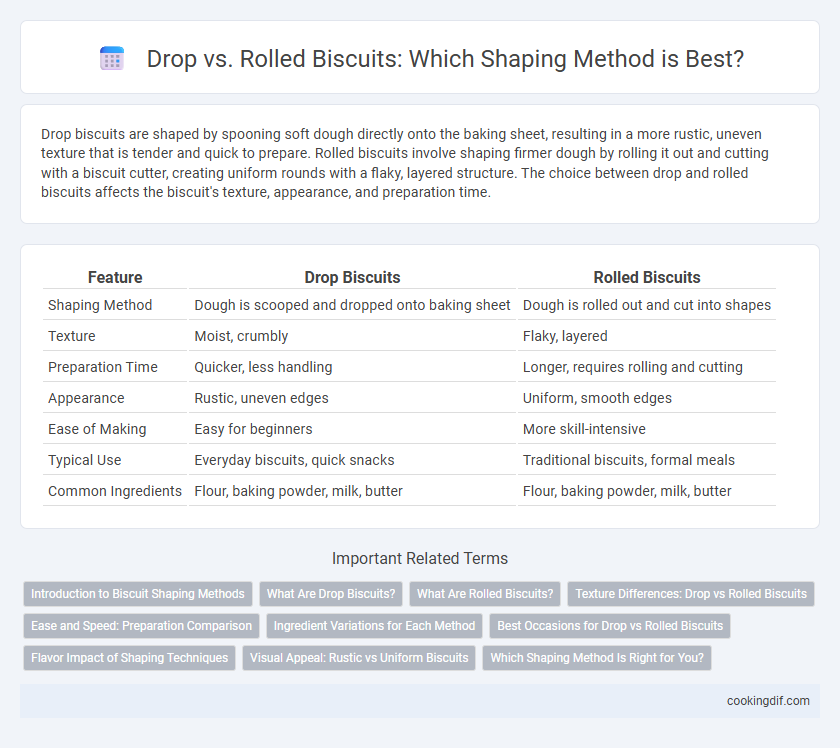 Drop vs. Rolled Biscuits: Which Shaping Method is Best?