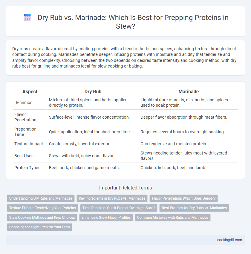 Dry Rub vs. Marinade: Which Is Best for Prepping Proteins in Stew?