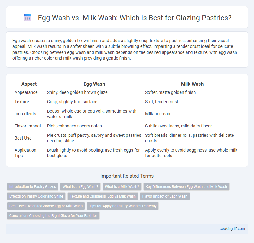 Egg Wash vs. Milk Wash: Which is Best for Glazing Pastries?
