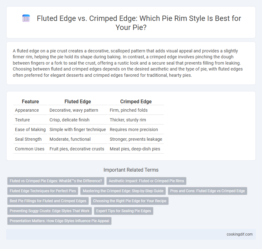 Fluted Edge vs. Crimped Edge: Which Pie Rim Style Is Best for Your Pie?