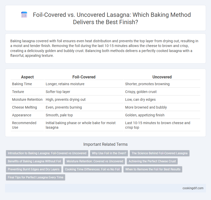 Foil-Covered vs. Uncovered Lasagna: Which Baking Method Delivers the Best Finish?