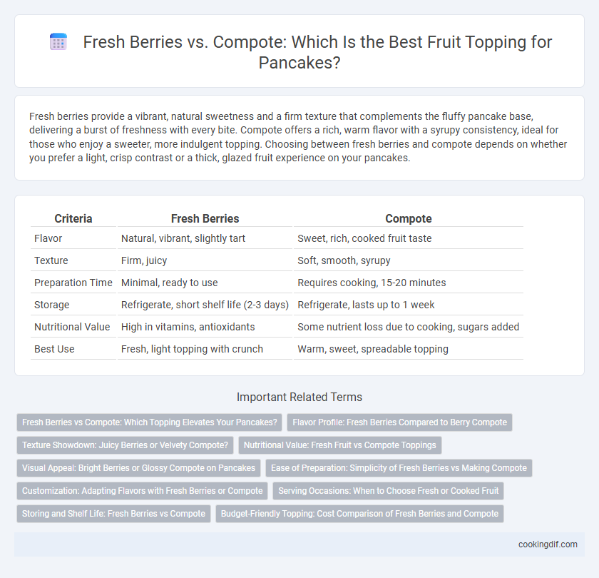 Fresh Berries vs. Compote: Which Is the Best Fruit Topping for Pancakes?