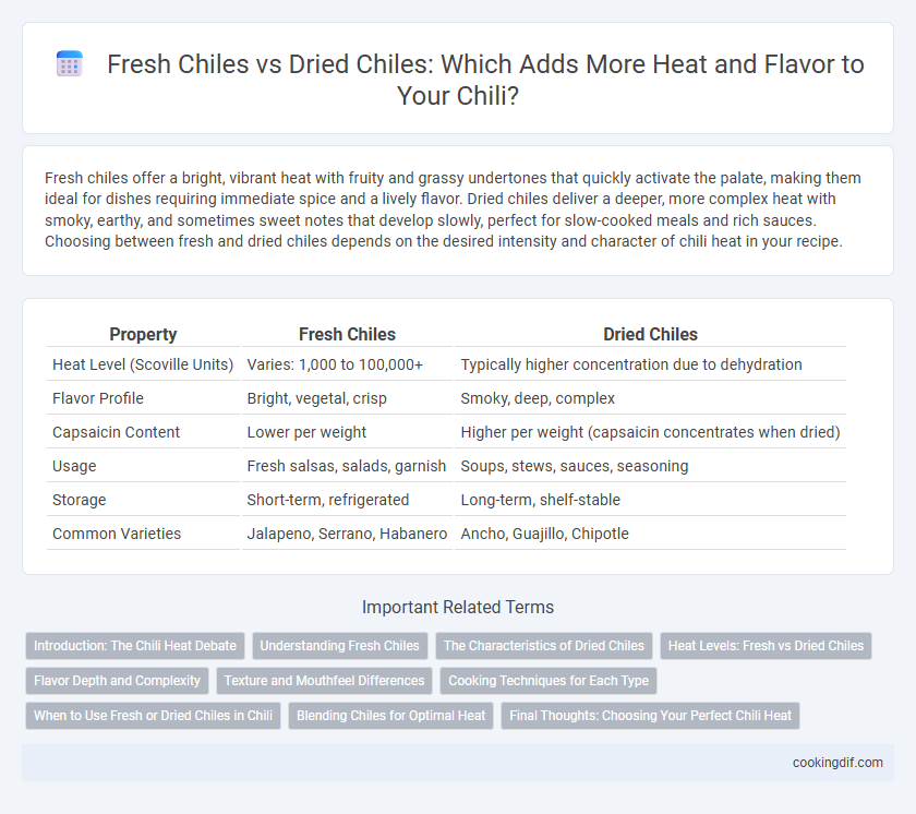Fresh Chiles vs Dried Chiles: Which Adds More Heat and Flavor to Your Chili?