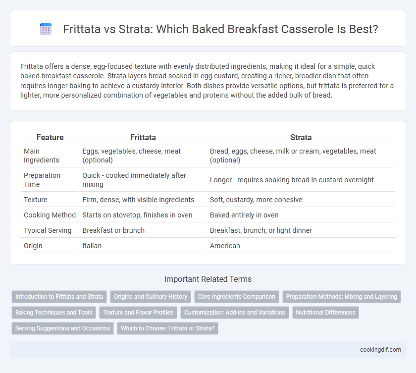 Frittata vs Strata: Which Baked Breakfast Casserole Is Best?