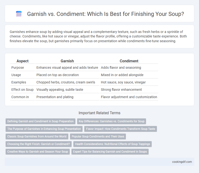 Garnish vs. Condiment: Which Is Best for Finishing Your Soup?