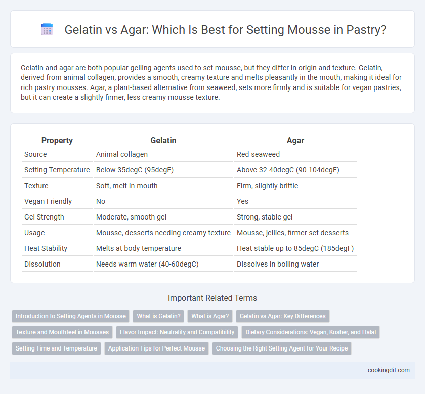 Gelatin vs Agar: Which Is Best for Setting Mousse in Pastry?