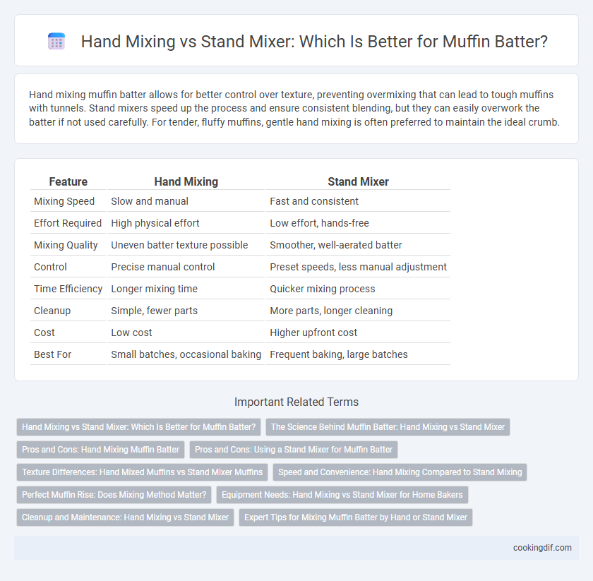 Hand Mixing vs Stand Mixer: Which Is Better for Muffin Batter?