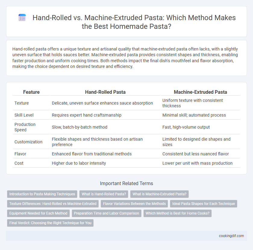 Hand-Rolled vs. Machine-Extruded Pasta: Which Method Makes the Best Homemade Pasta?