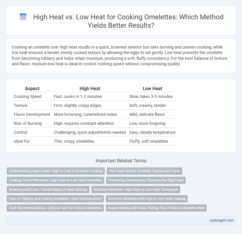 High Heat vs. Low Heat for Cooking Omelettes: Which Method Yields Better Results?