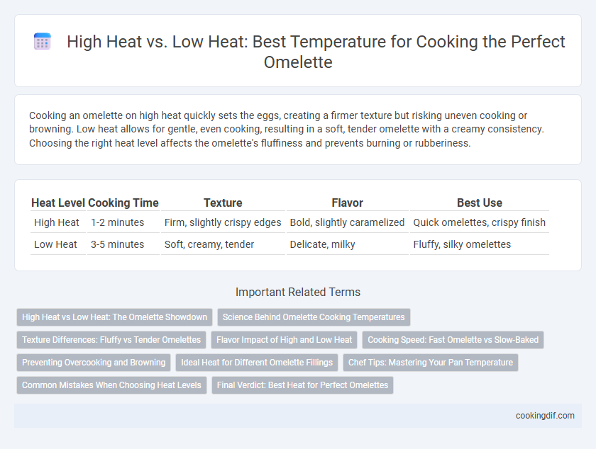 High Heat vs. Low Heat: Best Temperature for Cooking the Perfect Omelette