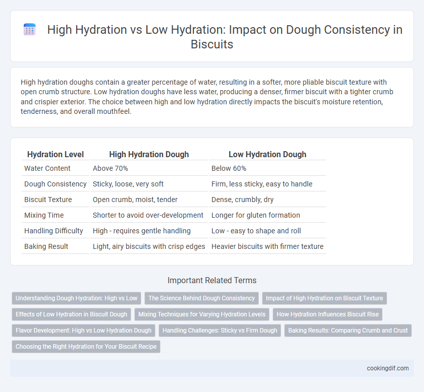 High Hydration vs Low Hydration: Impact on Dough Consistency in Biscuits