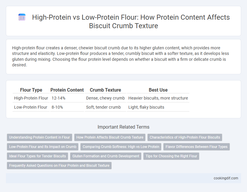 High-Protein vs Low-Protein Flour: How Protein Content Affects Biscuit Crumb Texture