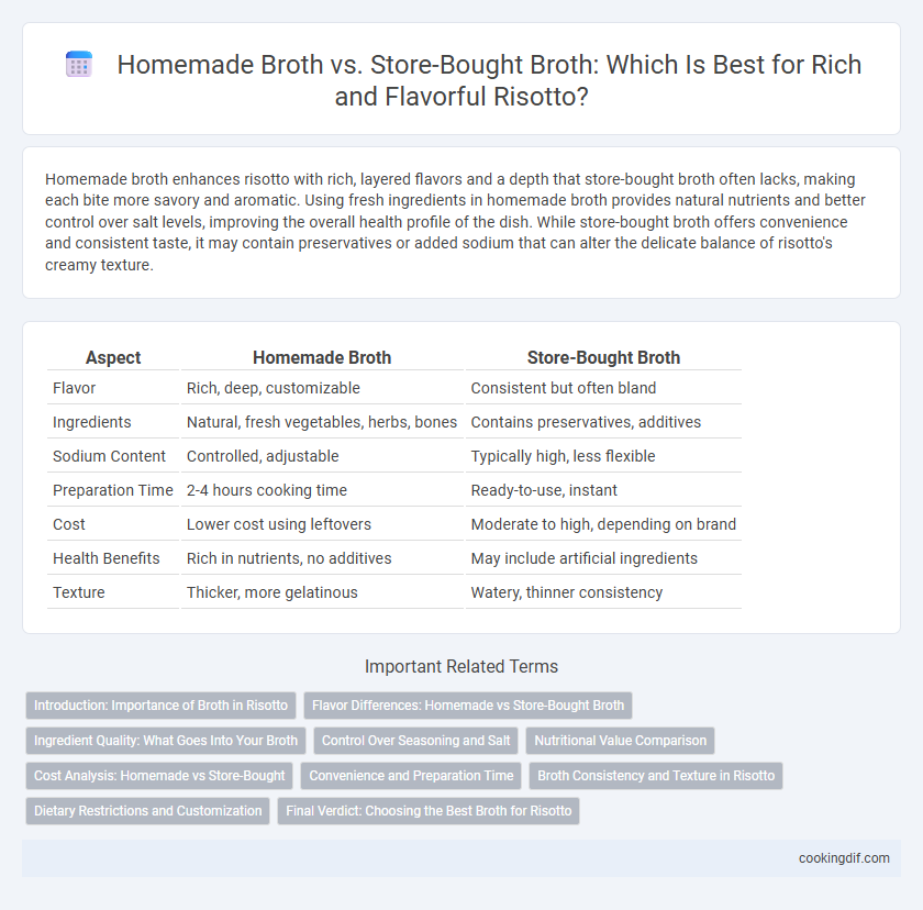 Homemade Broth vs. Store-Bought Broth: Which Is Best for Rich and Flavorful Risotto?