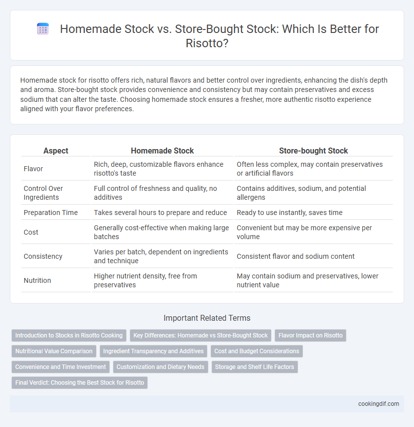 Homemade Stock vs. Store-Bought Stock: Which Is Better for Risotto?