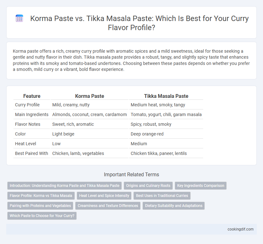Korma Paste vs. Tikka Masala Paste: Which Is Best for Your Curry Flavor Profile?