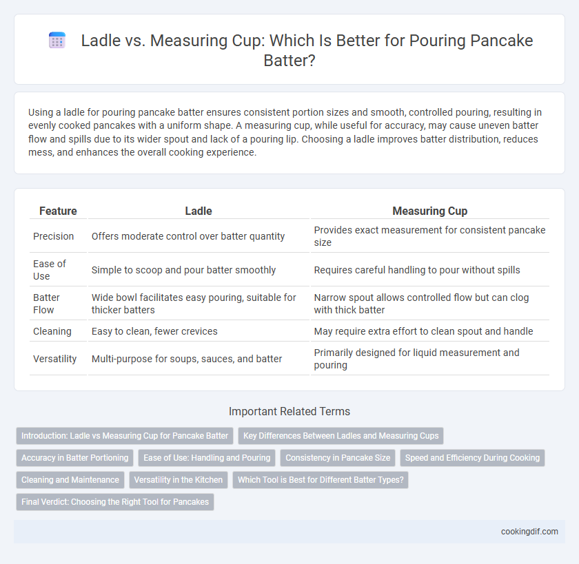 Ladle vs. Measuring Cup: Which Is Better for Pouring Pancake Batter?