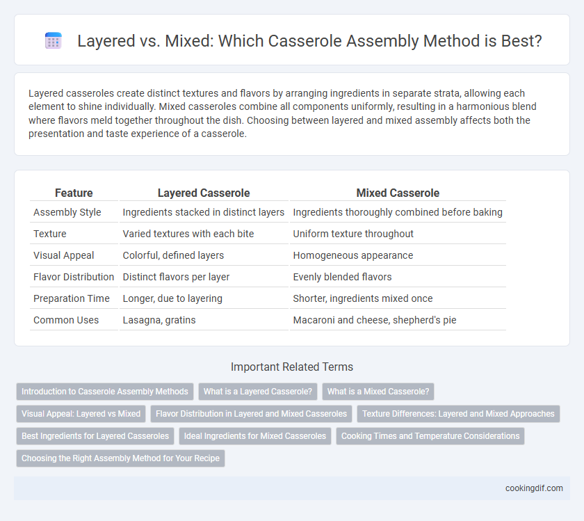 Layered vs. Mixed: Which Casserole Assembly Method is Best?