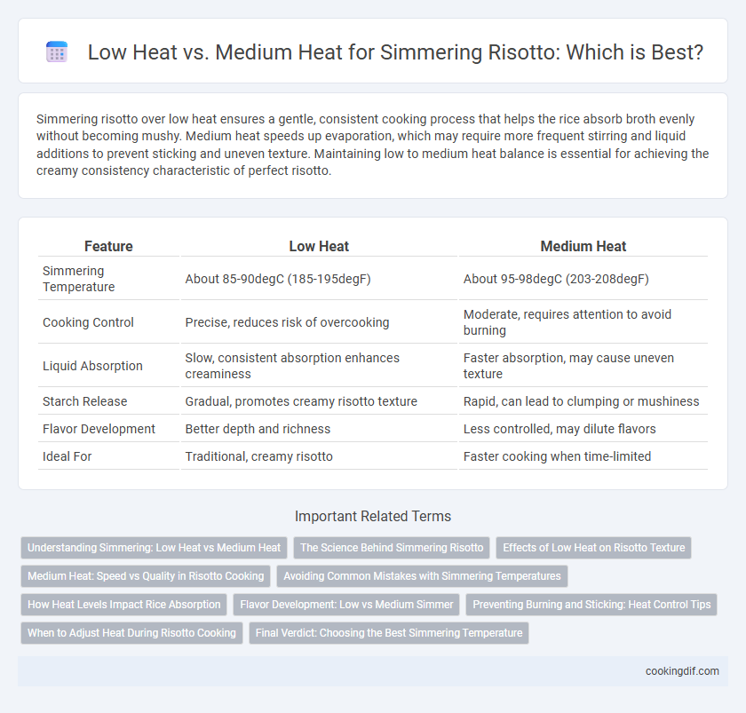 Low Heat vs. Medium Heat for Simmering Risotto: Which is Best?