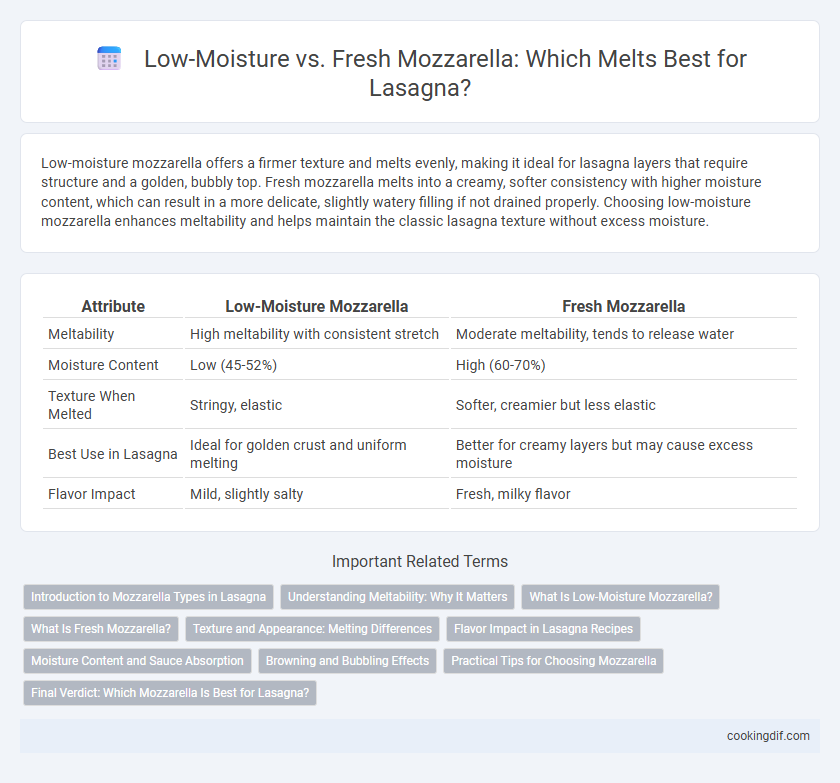 Low-Moisture vs. Fresh Mozzarella: Which Melts Best for Lasagna?