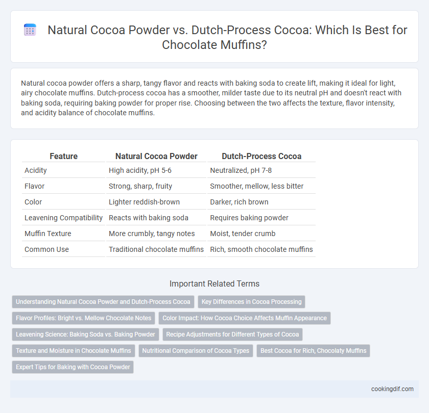 Natural Cocoa Powder vs. Dutch-Process Cocoa: Which Is Best for Chocolate Muffins?