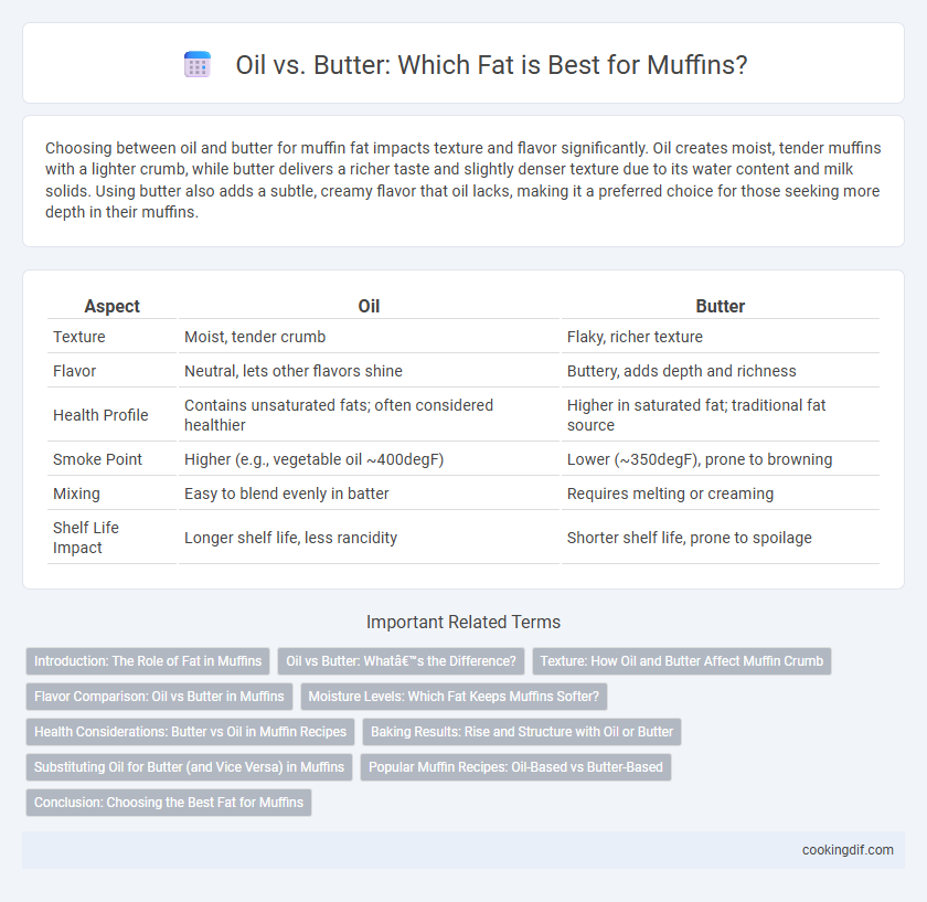Oil vs. Butter: Which Fat is Best for Muffins?