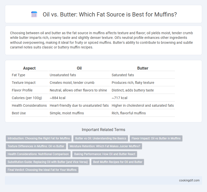 Oil vs. Butter: Which Fat Source is Best for Muffins?
