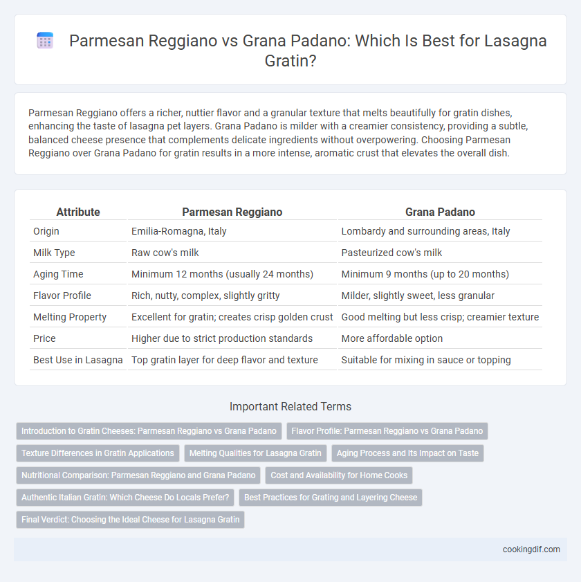 Parmesan Reggiano vs Grana Padano: Which Is Best for Lasagna Gratin?