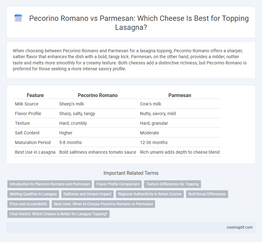 Pecorino Romano vs Parmesan: Which Cheese Is Best for Topping Lasagna?