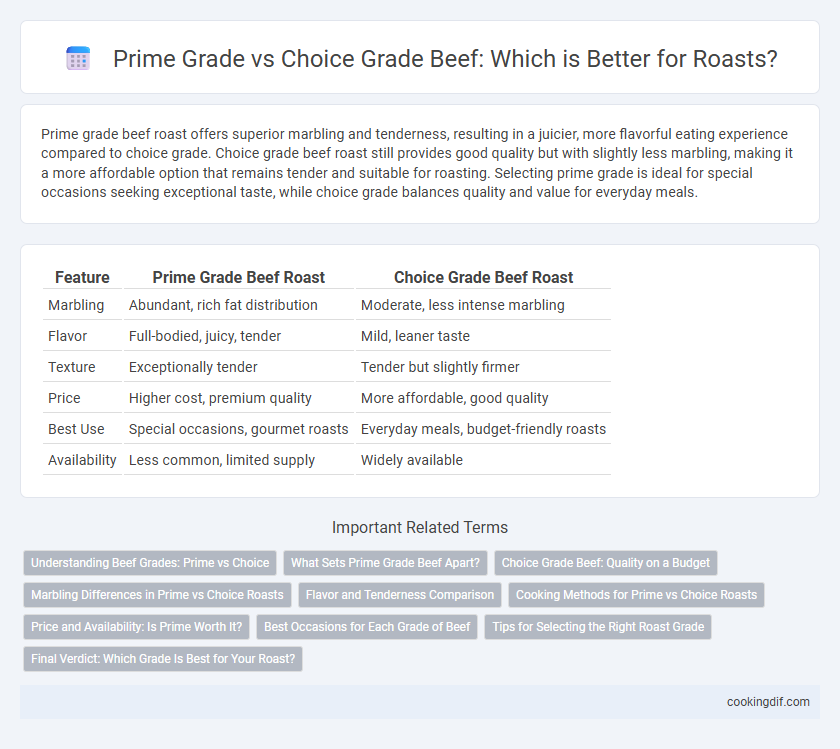 Prime Grade vs Choice Grade Beef: Which is Better for Roasts?