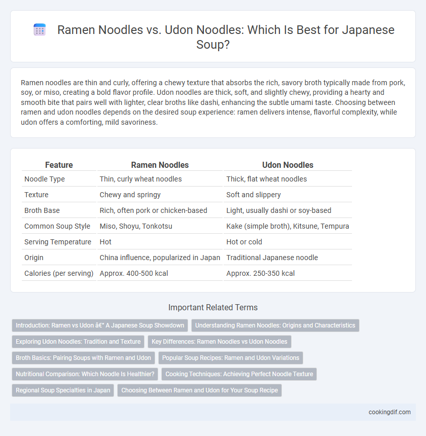 Ramen Noodles vs. Udon Noodles: Which Is Best for Japanese Soup?