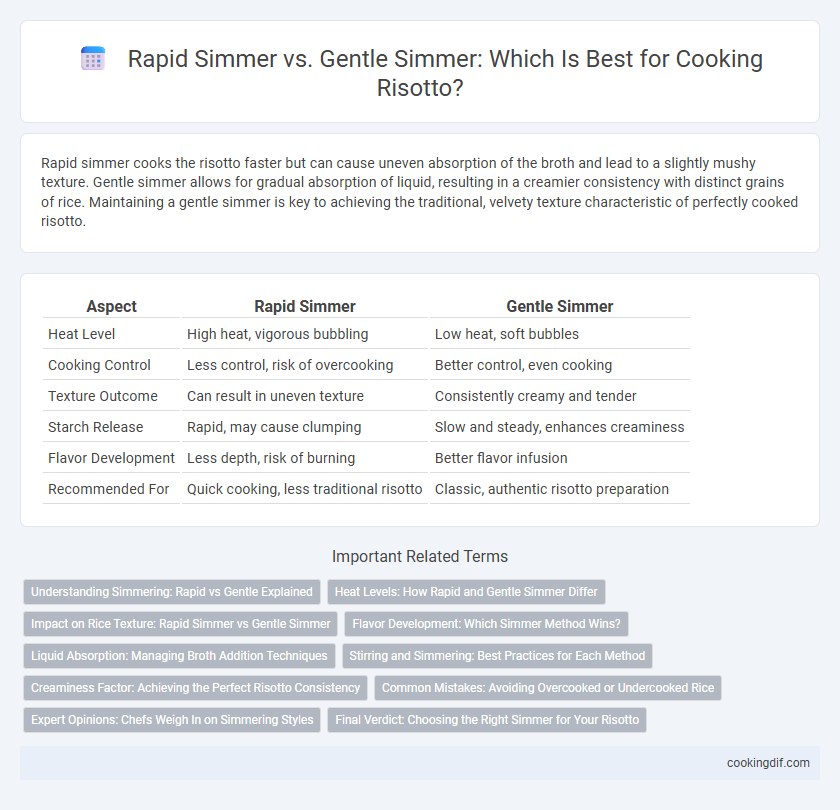 Rapid Simmer vs. Gentle Simmer: Which Is Best for Cooking Risotto?
