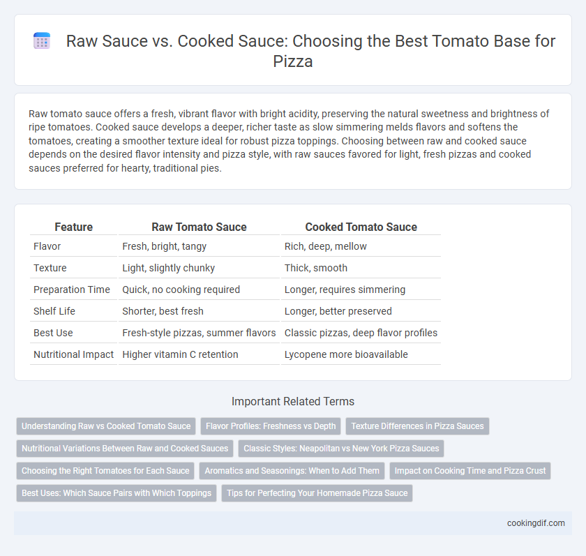 Raw Sauce vs. Cooked Sauce: Choosing the Best Tomato Base for Pizza