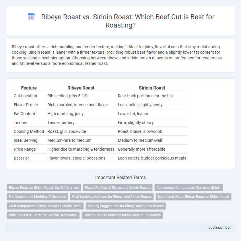 Ribeye Roast vs. Sirloin Roast: Which Beef Cut is Best for Roasting?
