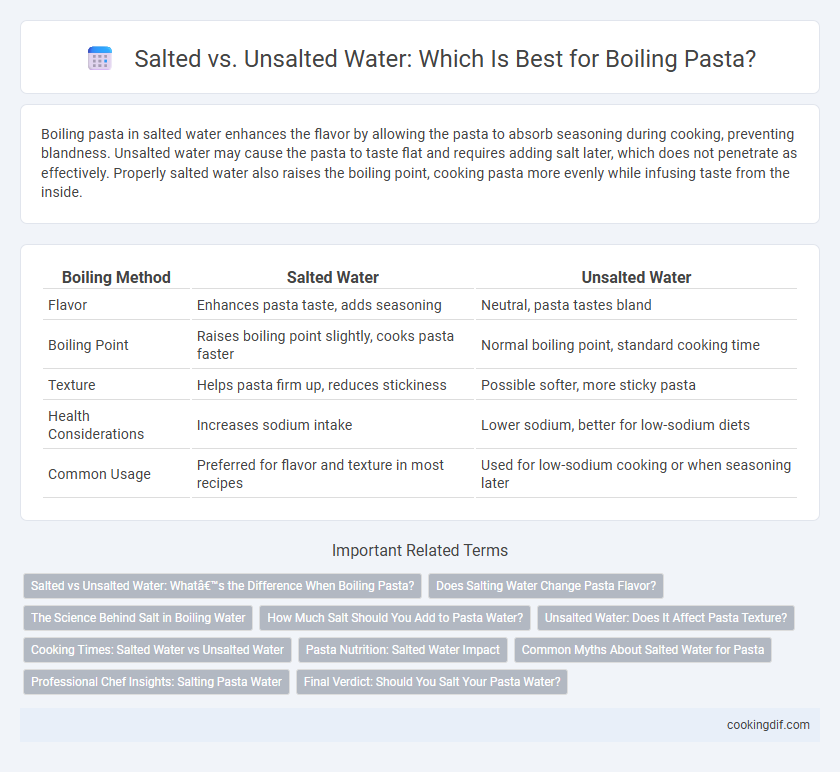 Salted vs. Unsalted Water: Which Is Best for Boiling Pasta?