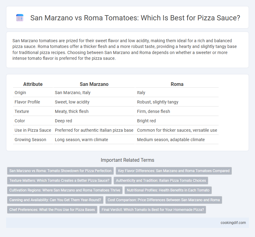 San Marzano vs Roma Tomatoes: Which Is Best for Pizza Sauce?