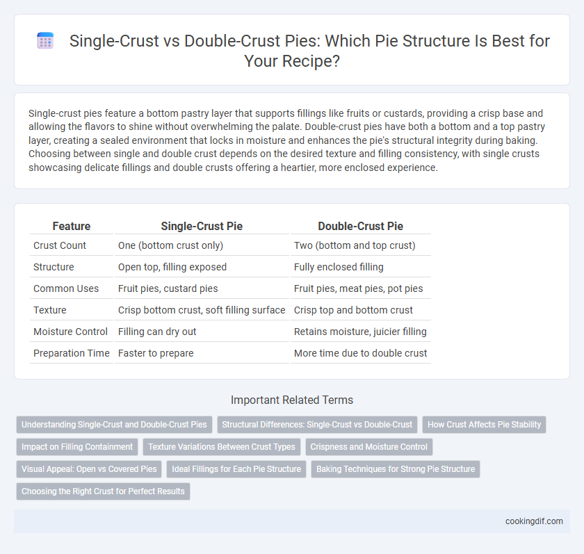 Single-Crust vs Double-Crust Pies: Which Pie Structure Is Best for Your Recipe?