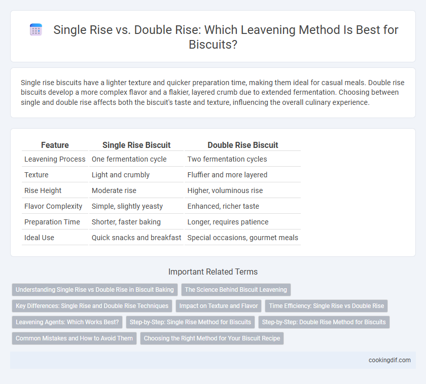 Single Rise vs. Double Rise: Which Leavening Method Is Best for Biscuits?