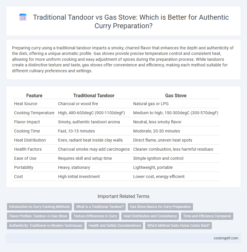 Traditional Tandoor vs Gas Stove: Which is Better for Authentic Curry Preparation?