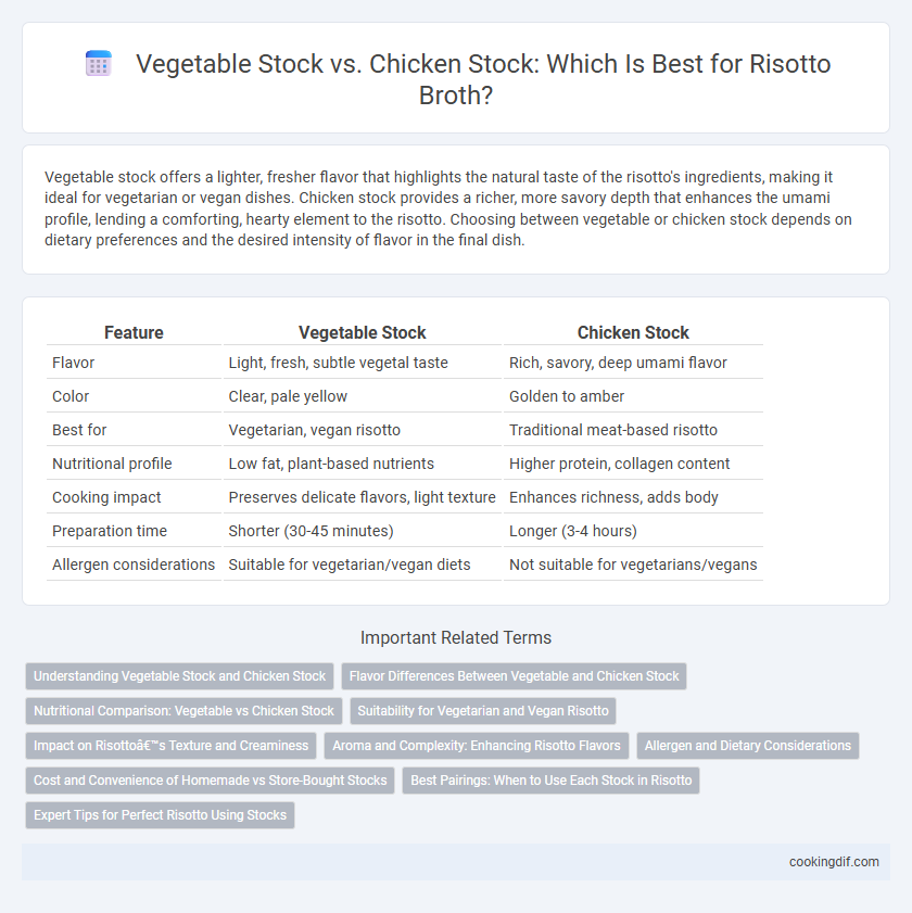 Vegetable Stock vs. Chicken Stock: Which Is Best for Risotto Broth?