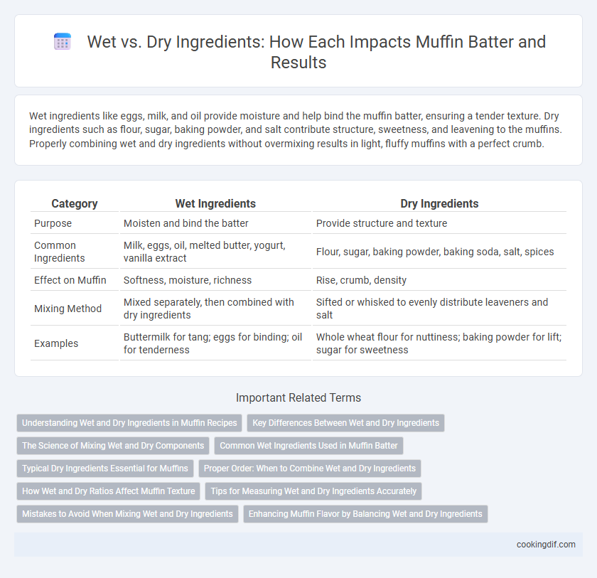 Wet vs. Dry Ingredients: How Each Impacts Muffin Batter and Results