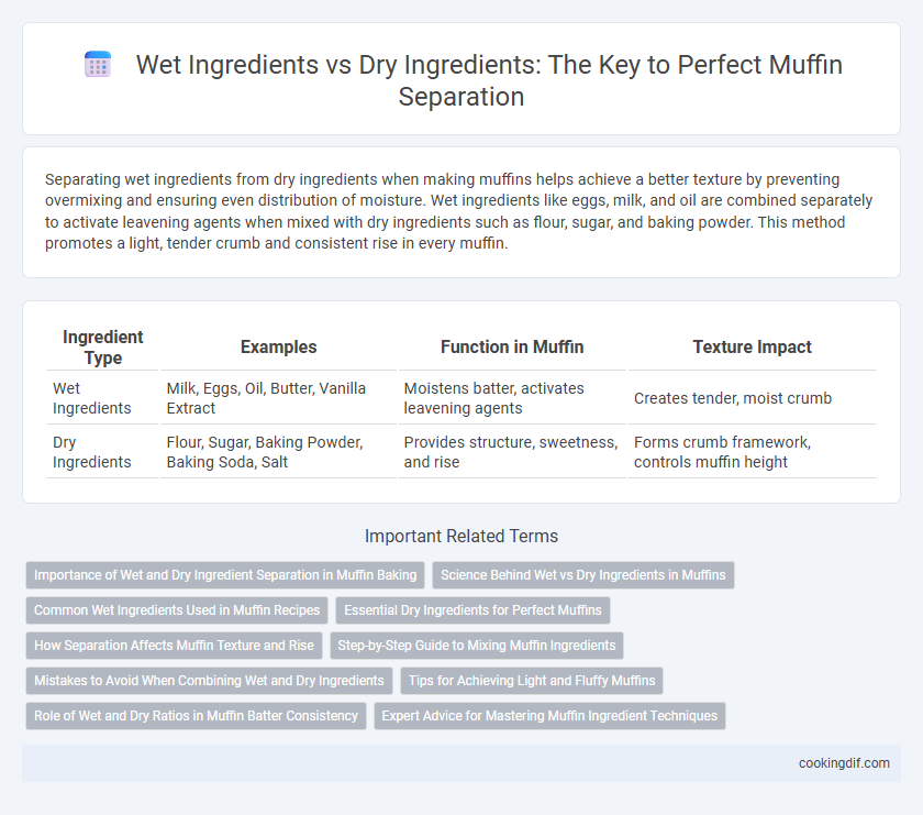 Wet Ingredients vs Dry Ingredients: The Key to Perfect Muffin Separation