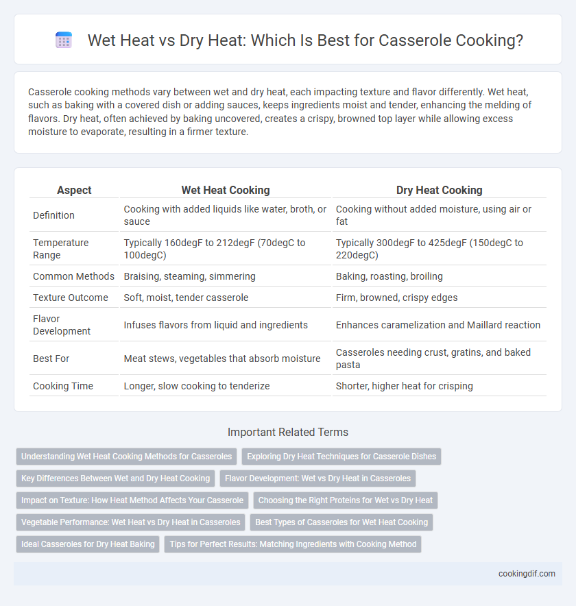 Wet Heat vs Dry Heat: Which Is Best for Casserole Cooking?