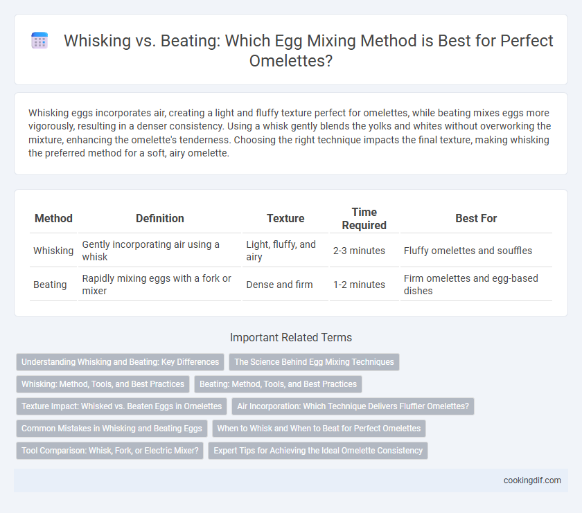 Whisking vs. Beating: Which Egg Mixing Method is Best for Perfect Omelettes?